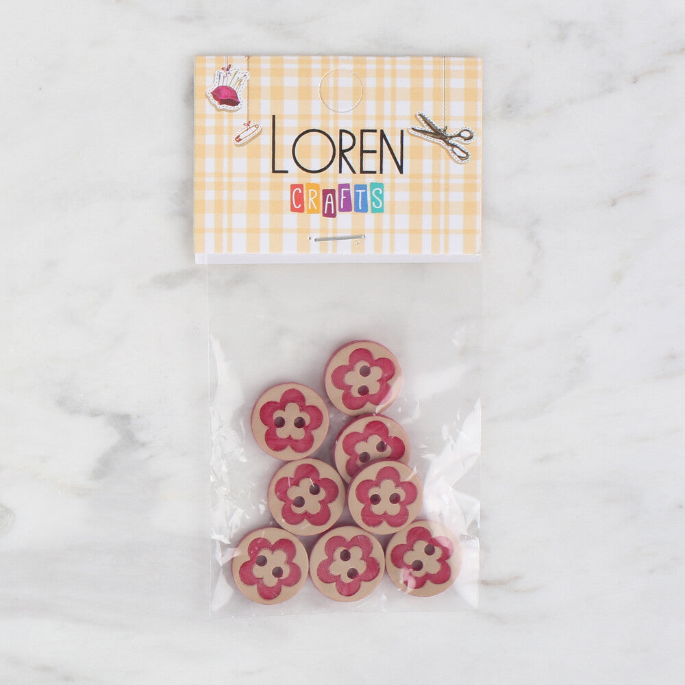 Loren Crafts 8'li kırmızı - 318